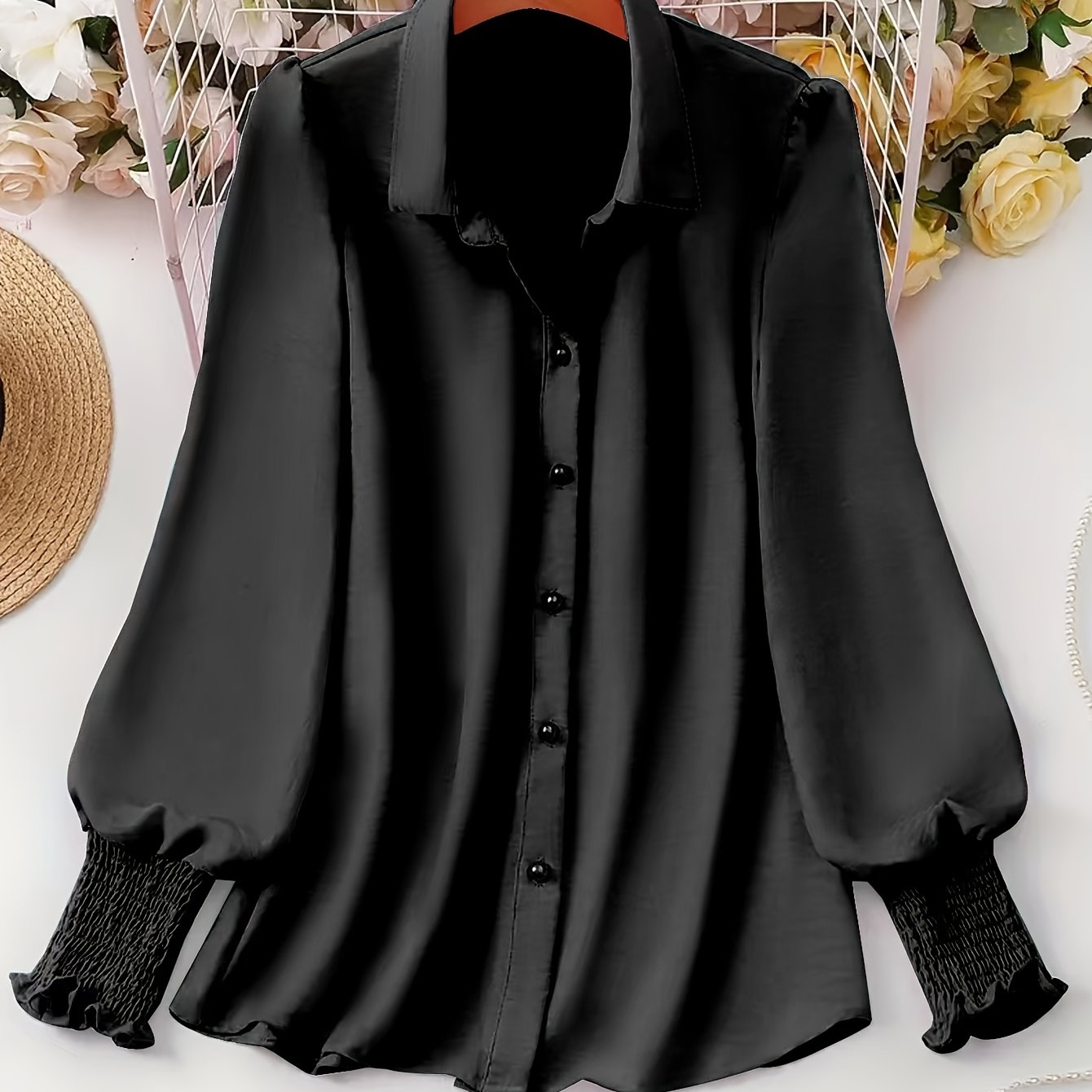Elegant Women's Plus Size Shirt