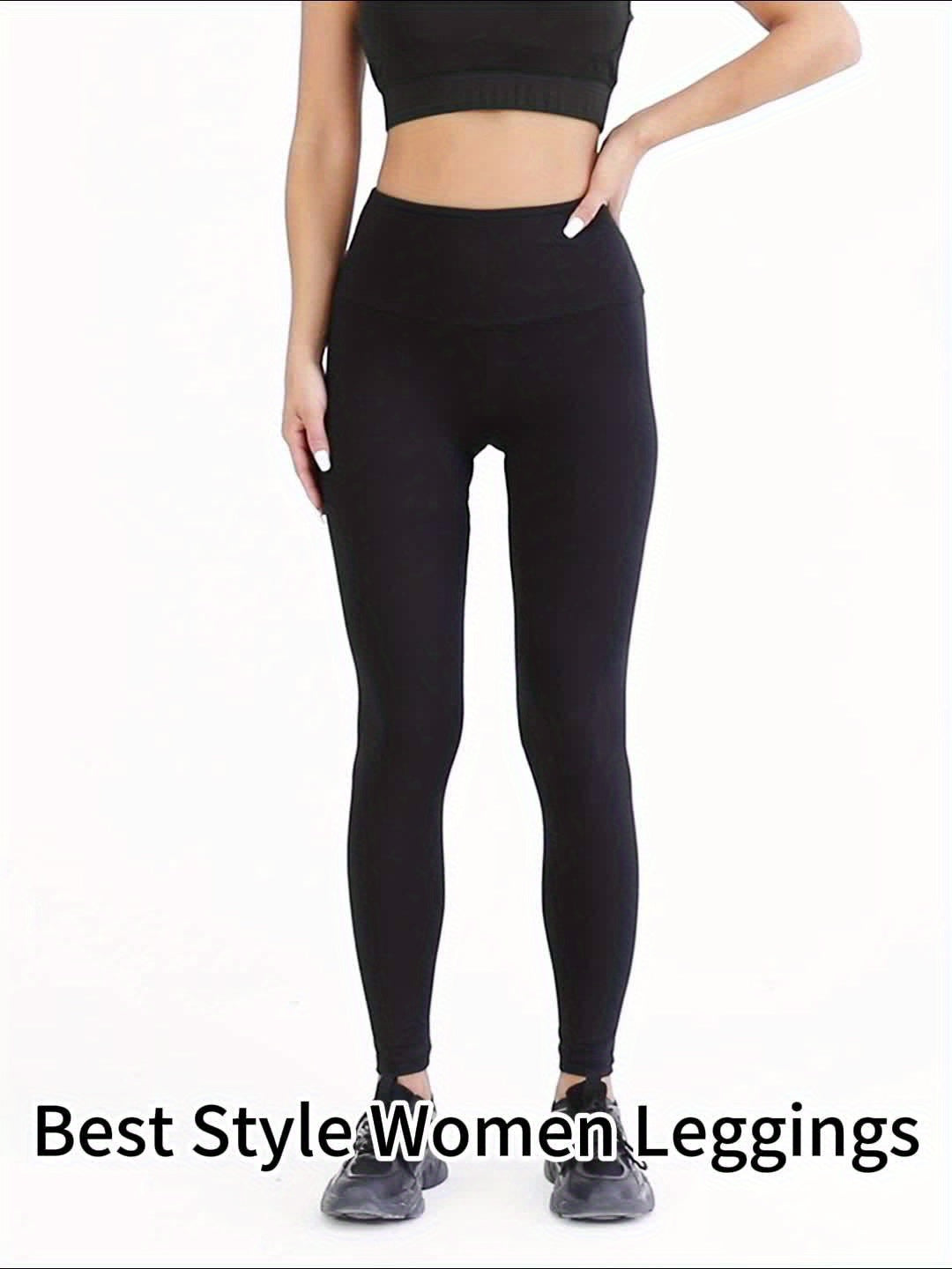 5-Pack Women's High Waisted Yoga Leggings