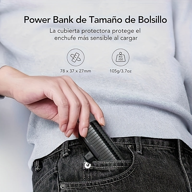 5000mAh Mini Power Bank, PD20W, Folding Stand, Ultra-Thin Portable, Compatible with all Apple series, for iPhone 14/13 Pro/12/XR/for AirPods Pro