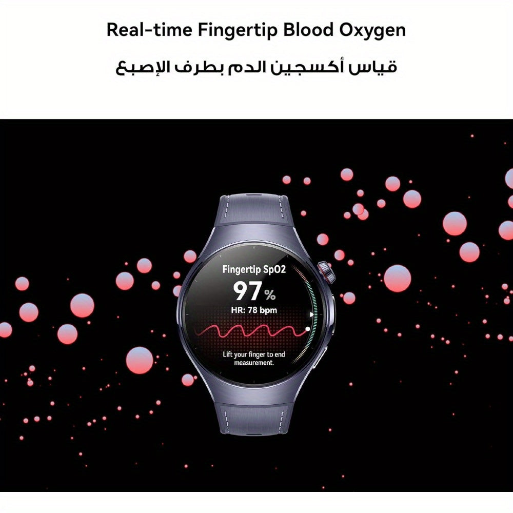 HUAWEI Watch 5 46mm Smartwatch, Multi-sensing X-TAP technology, eSIM, 2-Battery Modes