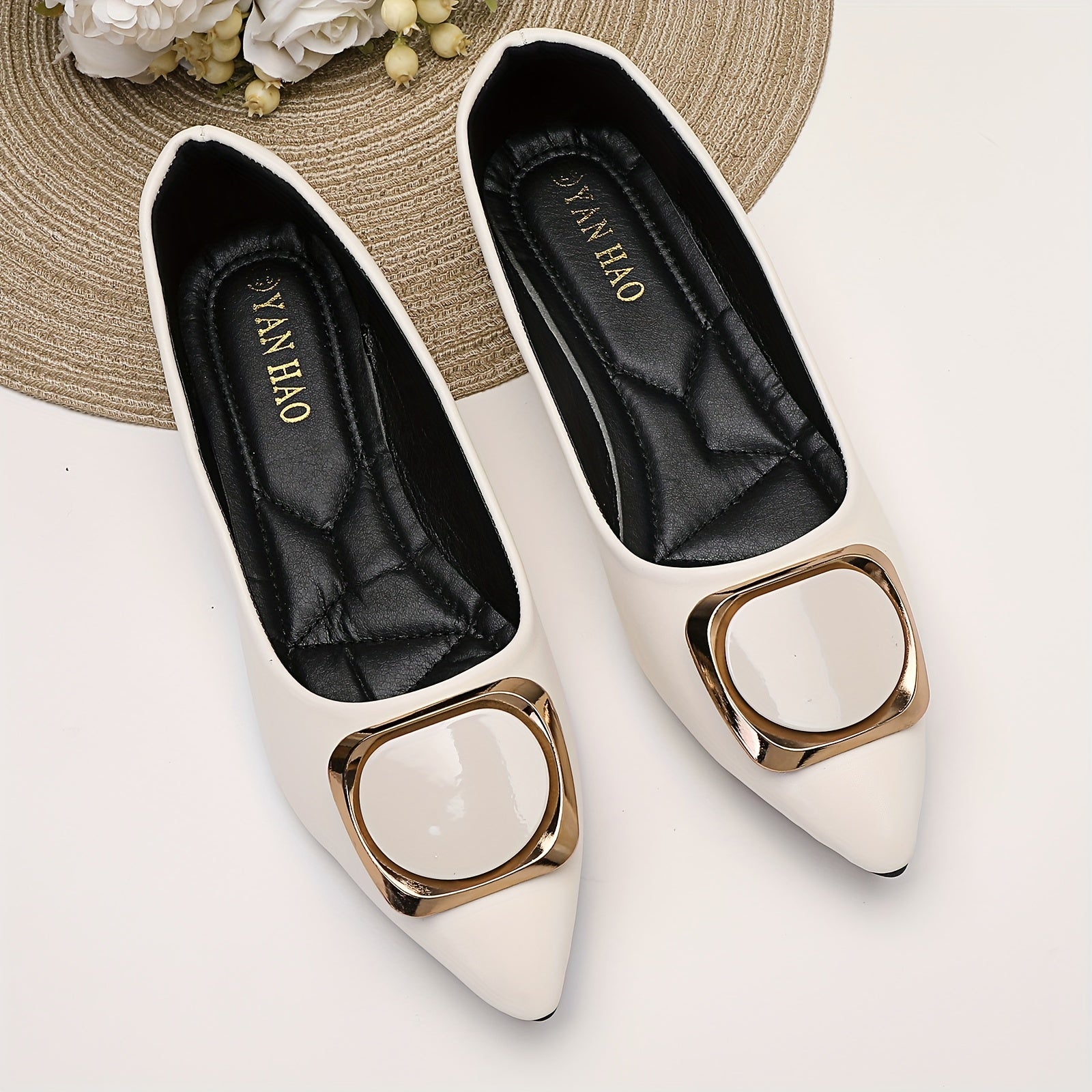 Elegant Sequined Ballet Wedding Shoes for Women