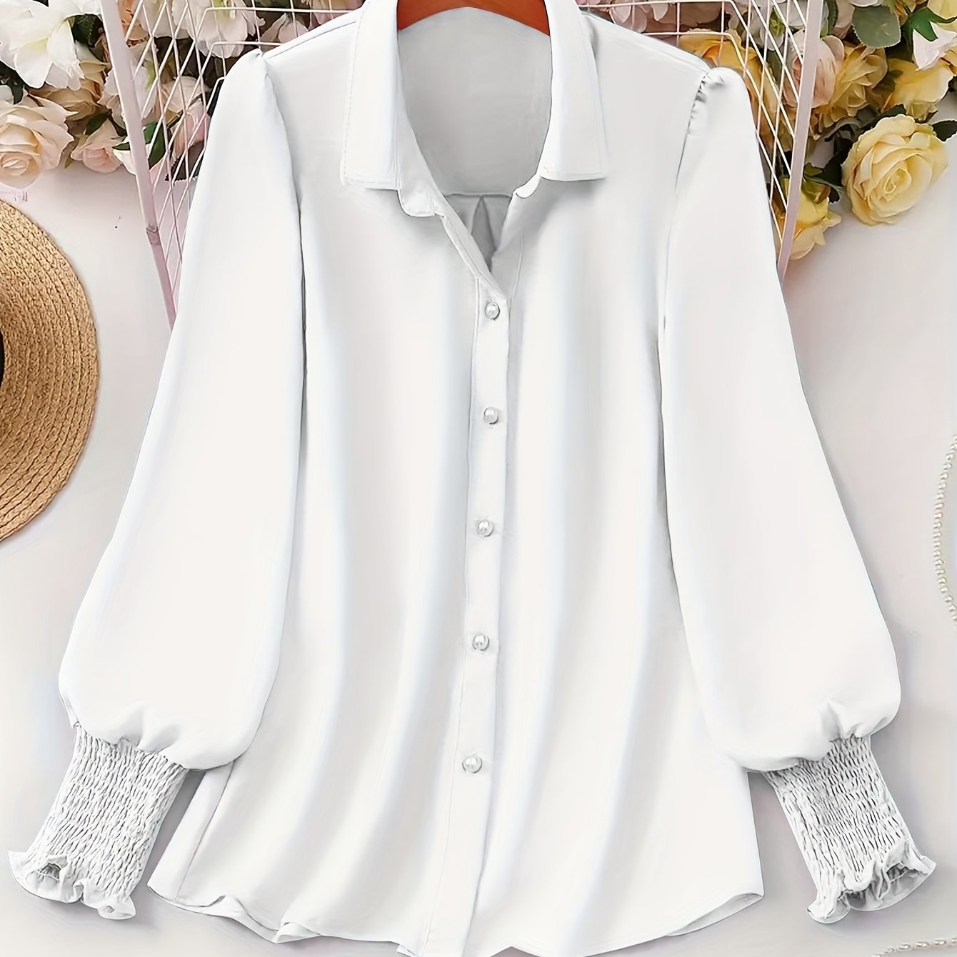 Elegant Women's Plus Size Shirt
