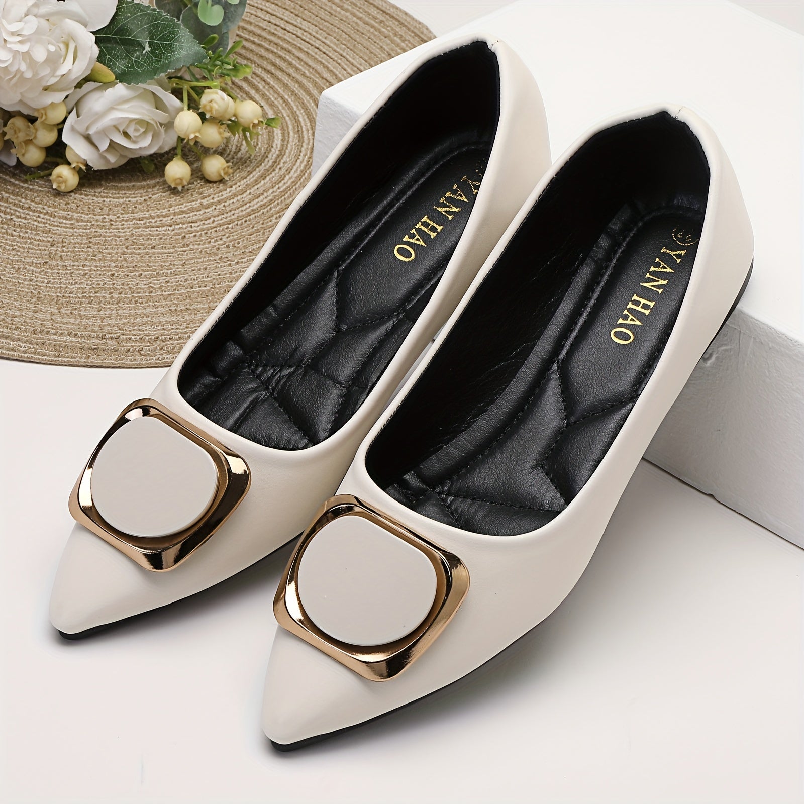 Elegant Sequined Ballet Wedding Shoes for Women