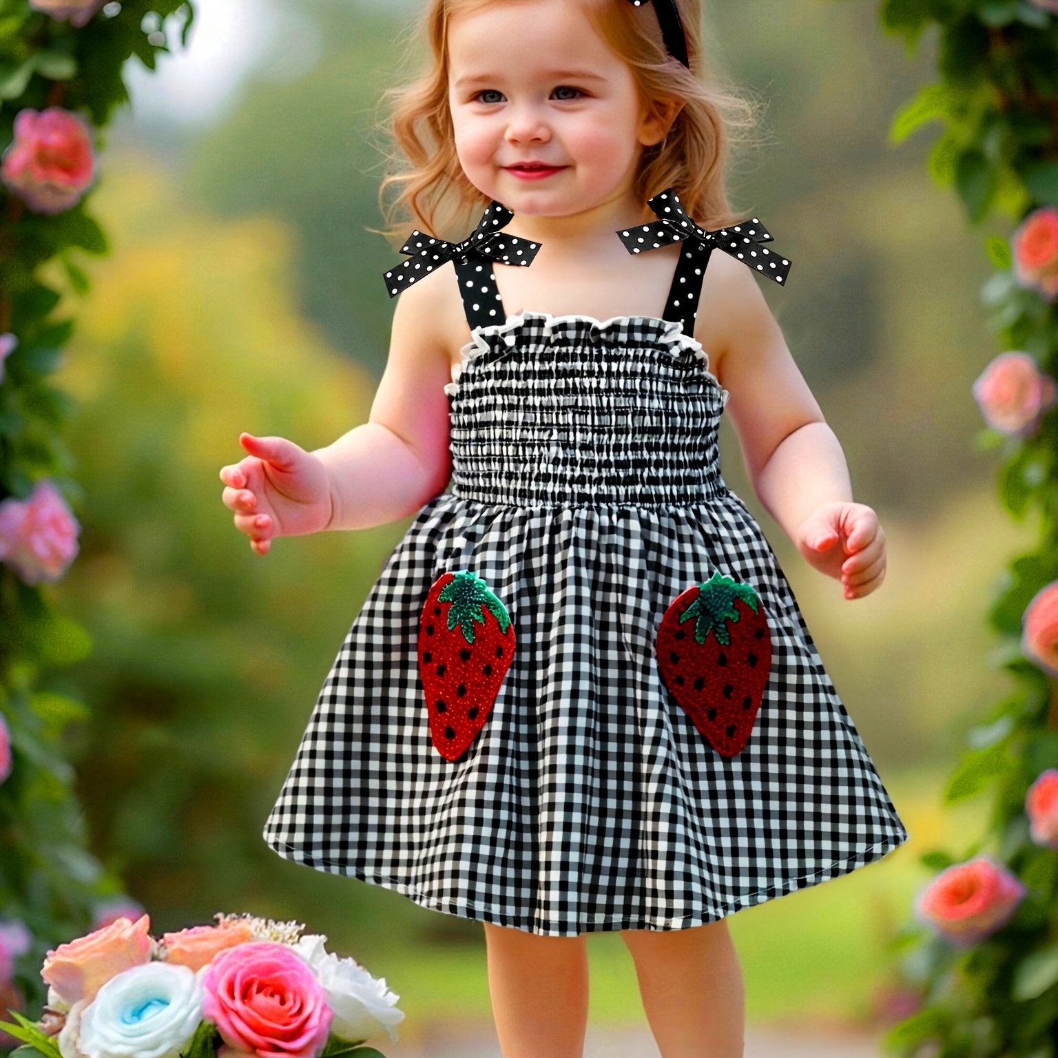 Cute Plaid Summer Dress for Girls 0-3 Years