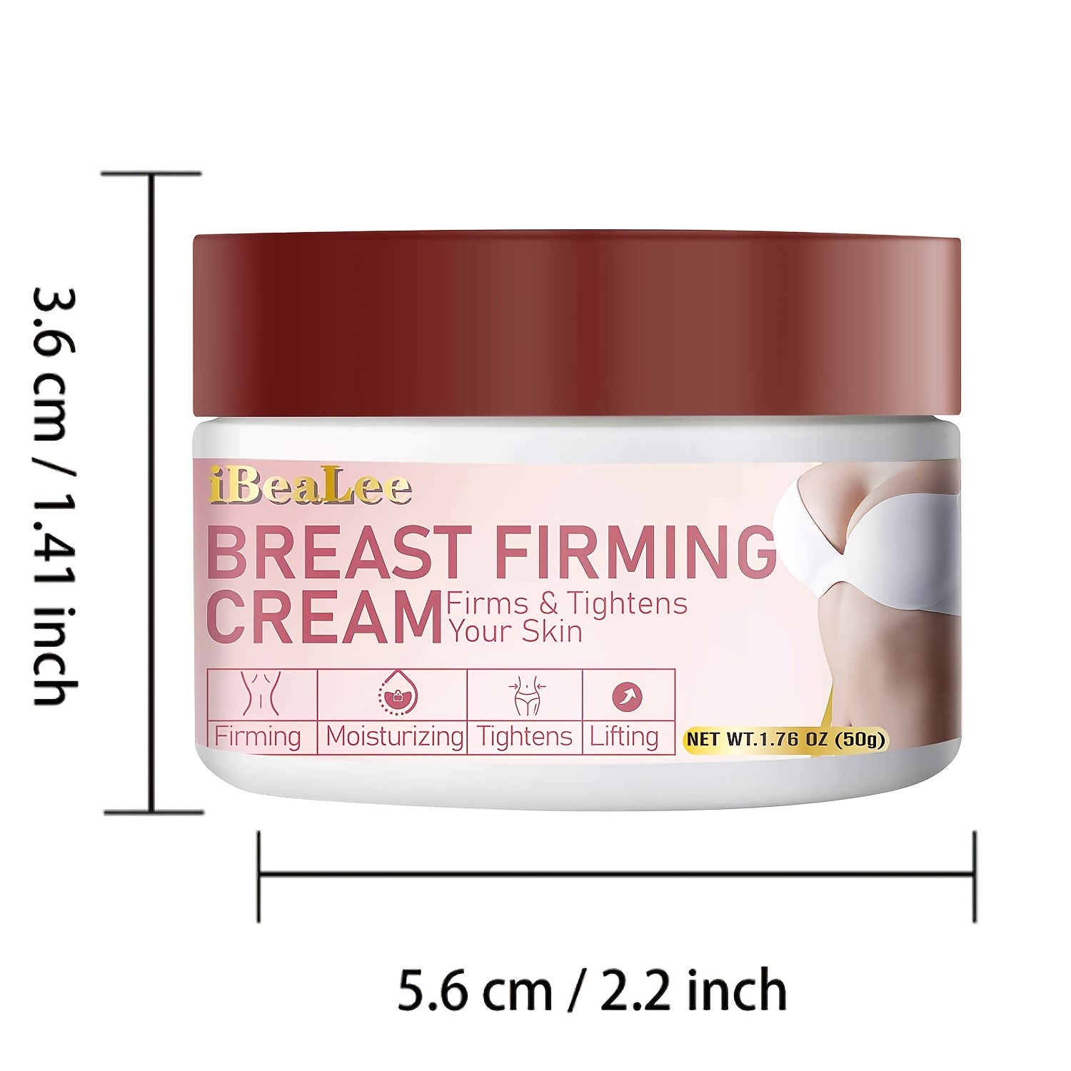 Lightweight Breast Firming Cream, Moisturizes the Chest, Increases Breast Tightness