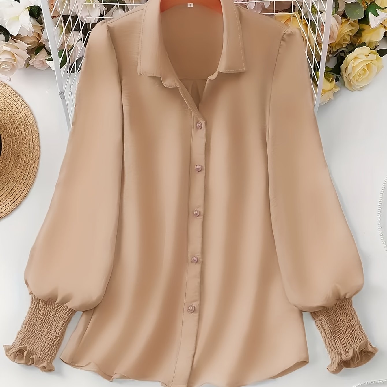 Elegant Women's Plus Size Shirt