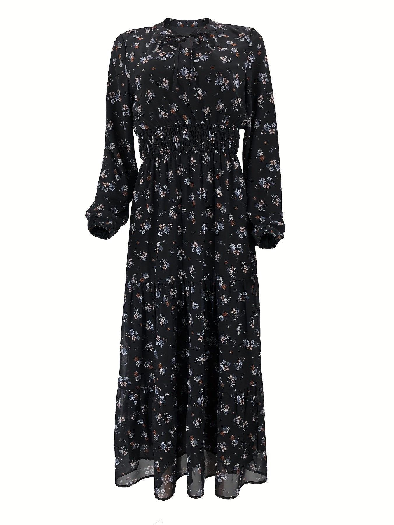 Elegant Long Sleeve Maxi Length