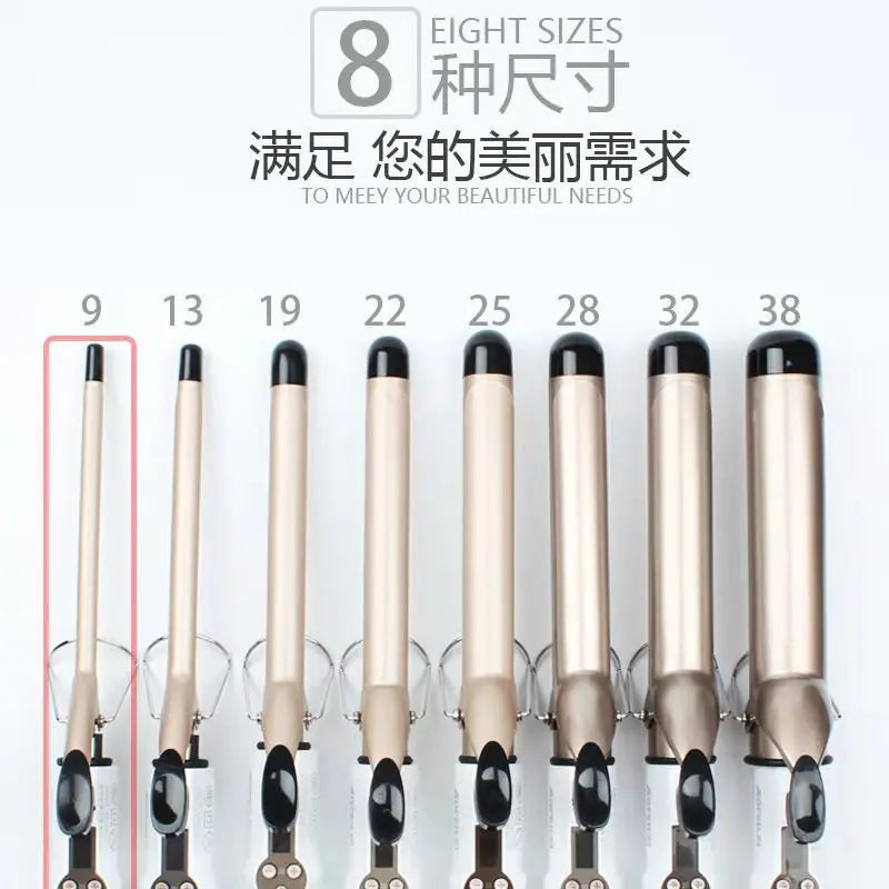Hair Curlers Waves Electric Professional Ceramic Hair Curler Lcd Curling Iron Roller Curls Wand Waver Fashion Styling Tools