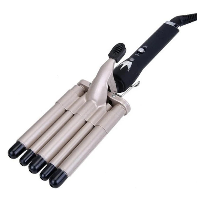 3 in 1 Deep and Small Reversible Big and small wave styles triple barrel Deep Hair Waver Curling iron and curler
