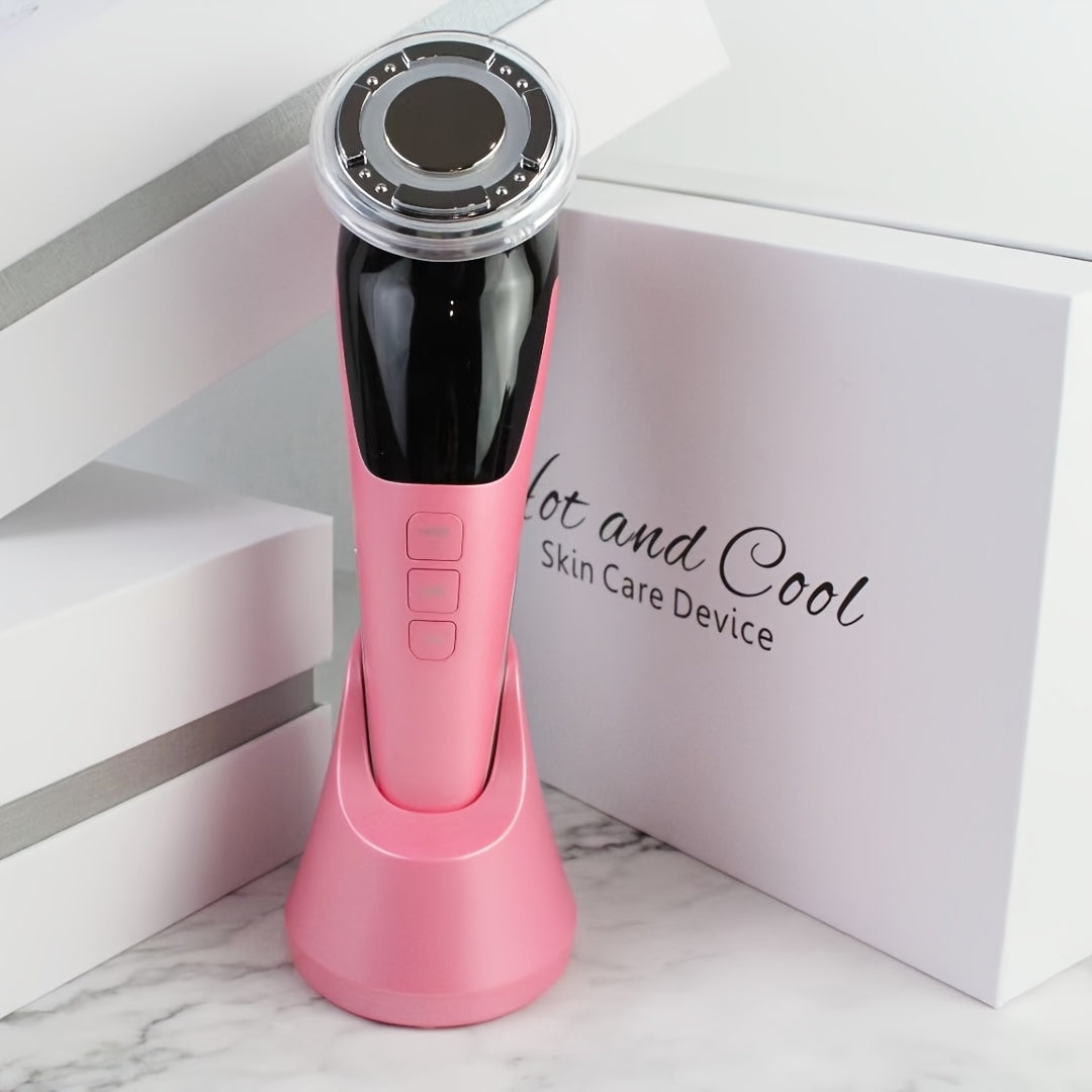 Facial vibrating massager cleaning mode, deep care