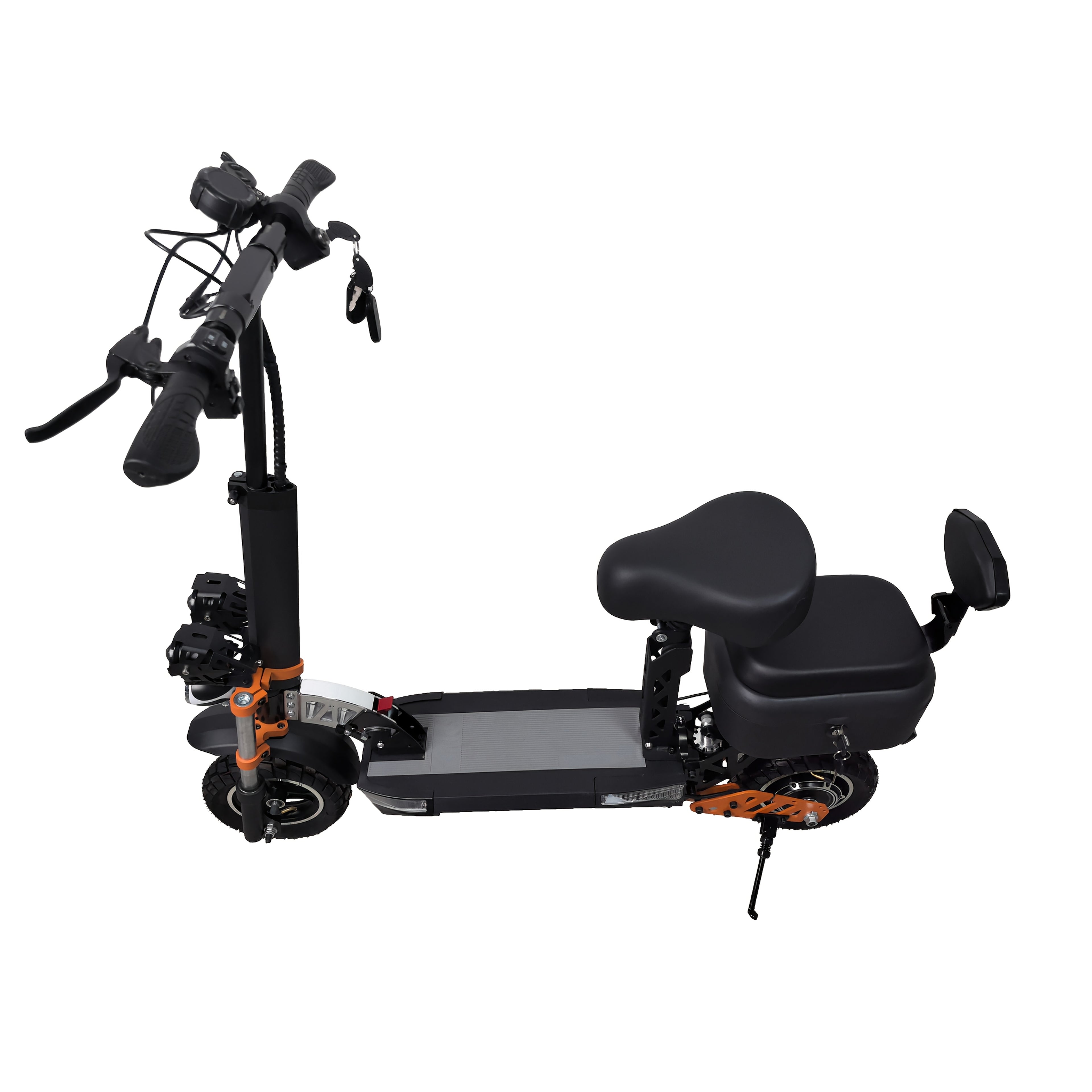 Foldable Electric Scooter 800W Pro - Front + Rear Shock Absorption/ 30-55km/h Speed/ 30km Range/ 150kg Load Capacity