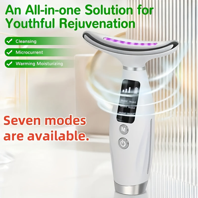 Facial Massager - 4-in-1 USB Rechargeable Skin Care Device