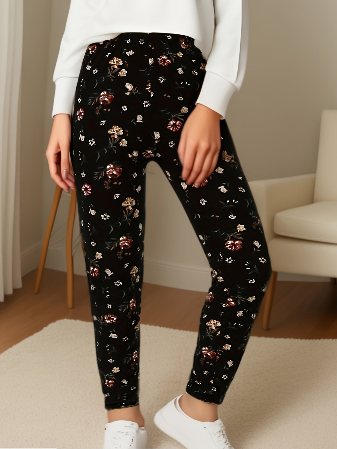 Super Stretchy Plus-Size High-Waist Leggings for Women
