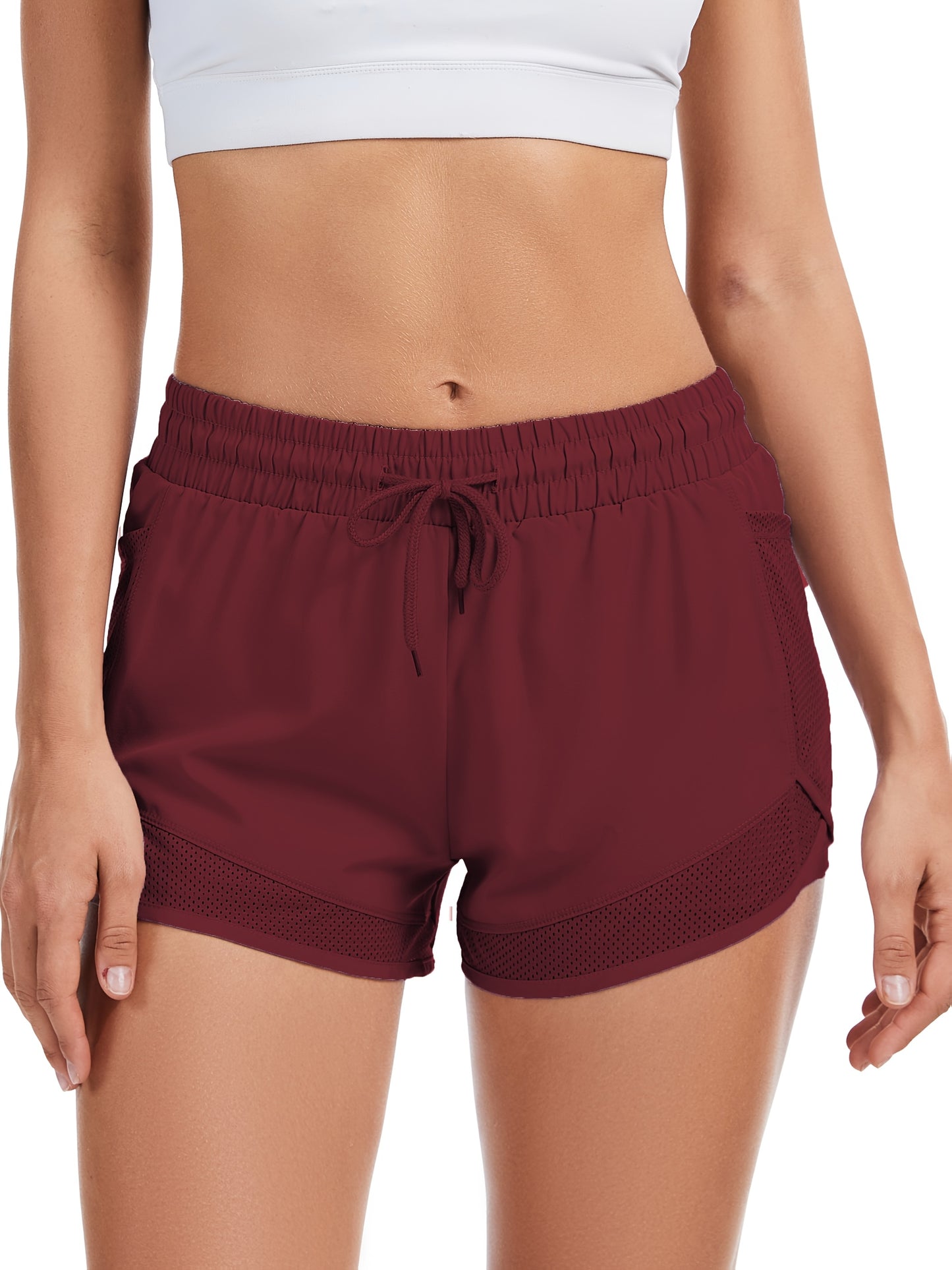 Women's 2-in-1 Yoga Shorts With Quick-Drying Fabric