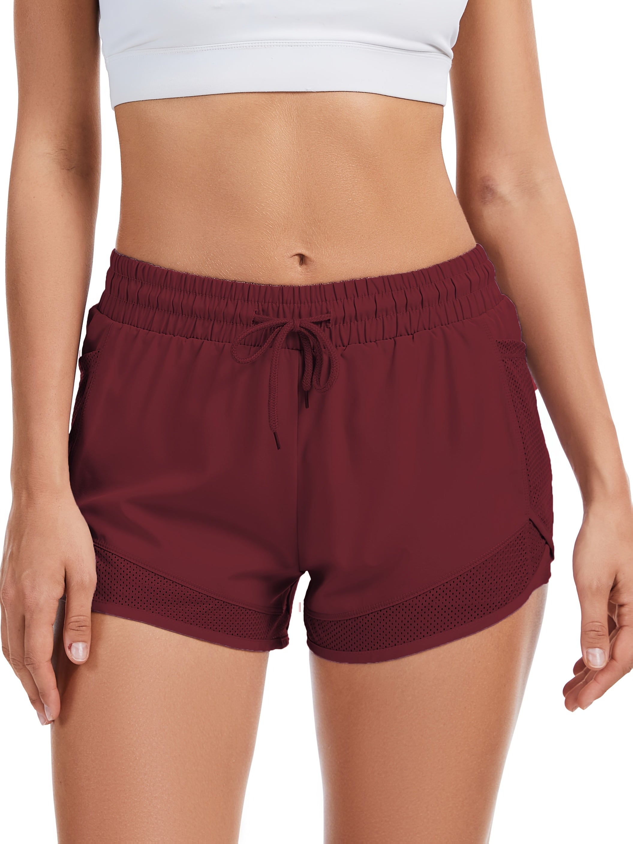 Women's 2-in-1 Yoga Shorts With Quick-Drying Fabric