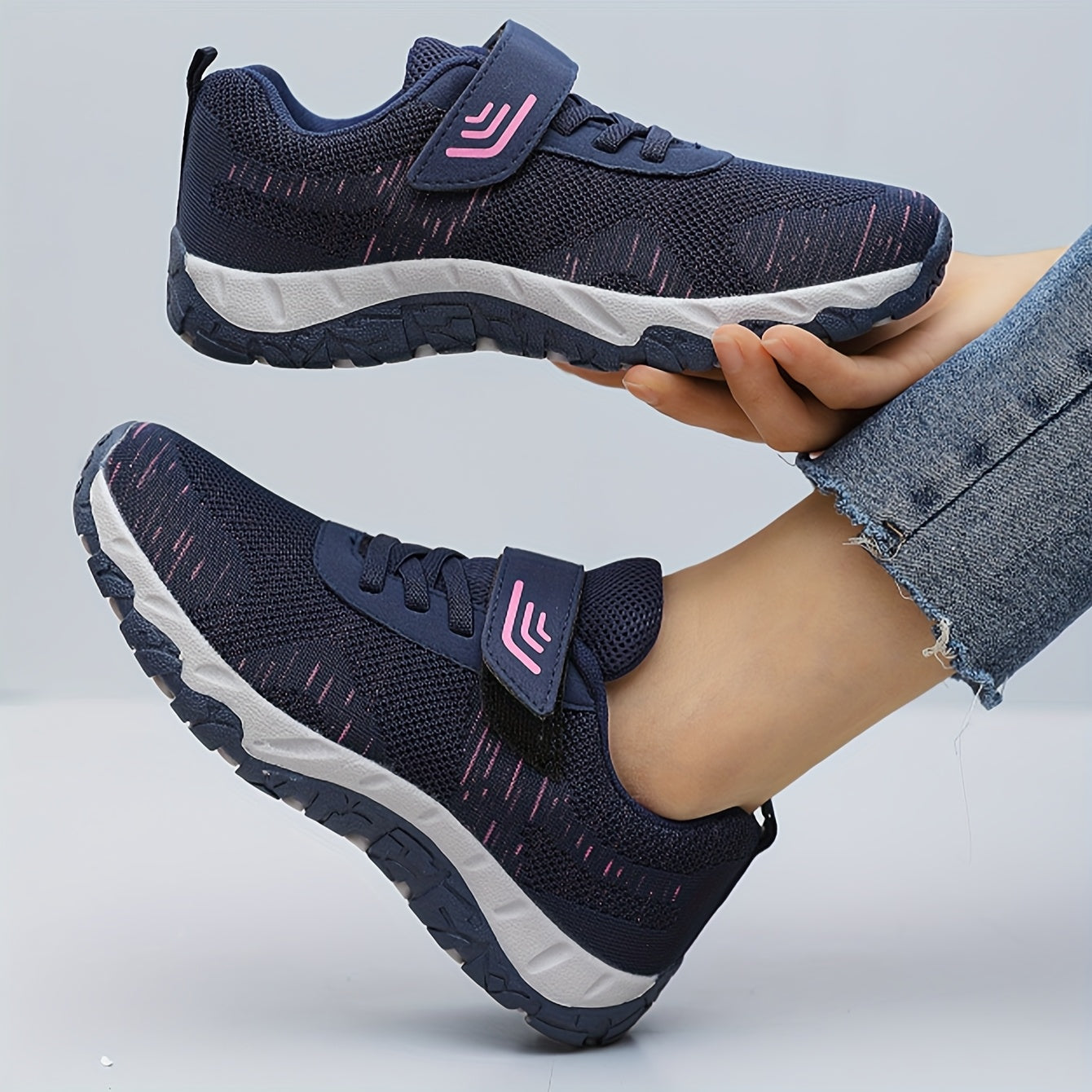 Non-Slip Gray Breathable Mesh Women's Sneakers