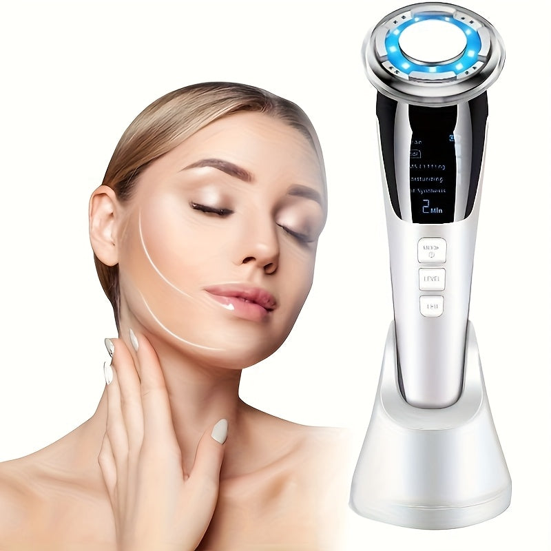Facial vibrating massager cleaning mode, deep care