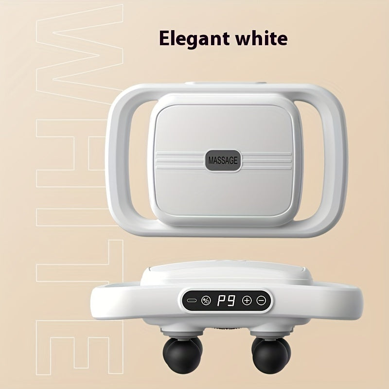 6-Head Fascia Gun Massager with 6-Linkage Technology, 9 Modes 9 Intensity Levels