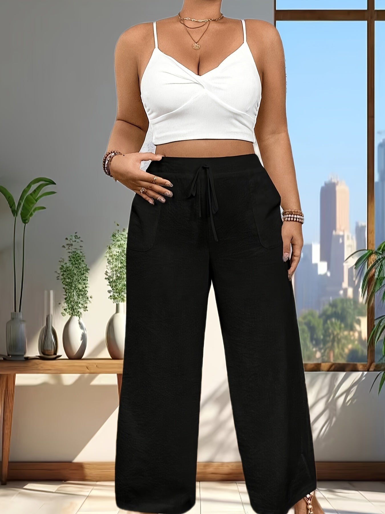 Women's Plus Size Casual Pants