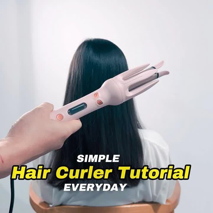 Automatic Curling Irons, 28mm Tubular Curling Irons with 4 Temperature Adjustment Modes