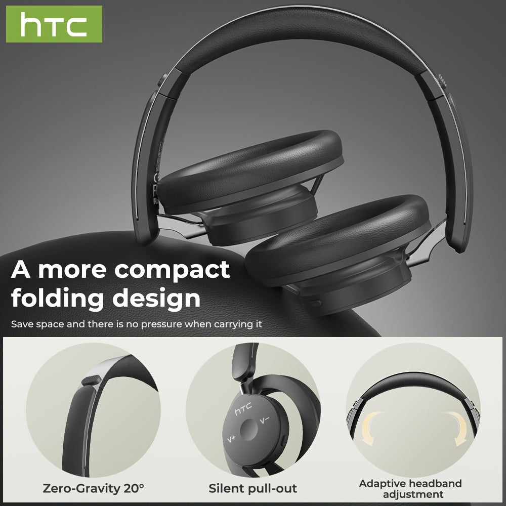 HTC Over-Ear Wireless Headphones with 135-Language Real-Time Translation