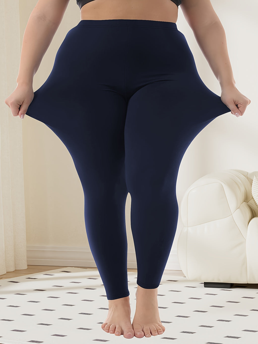 Plus Size Leggings for Women High Waist Stretchy Soft Comfortable