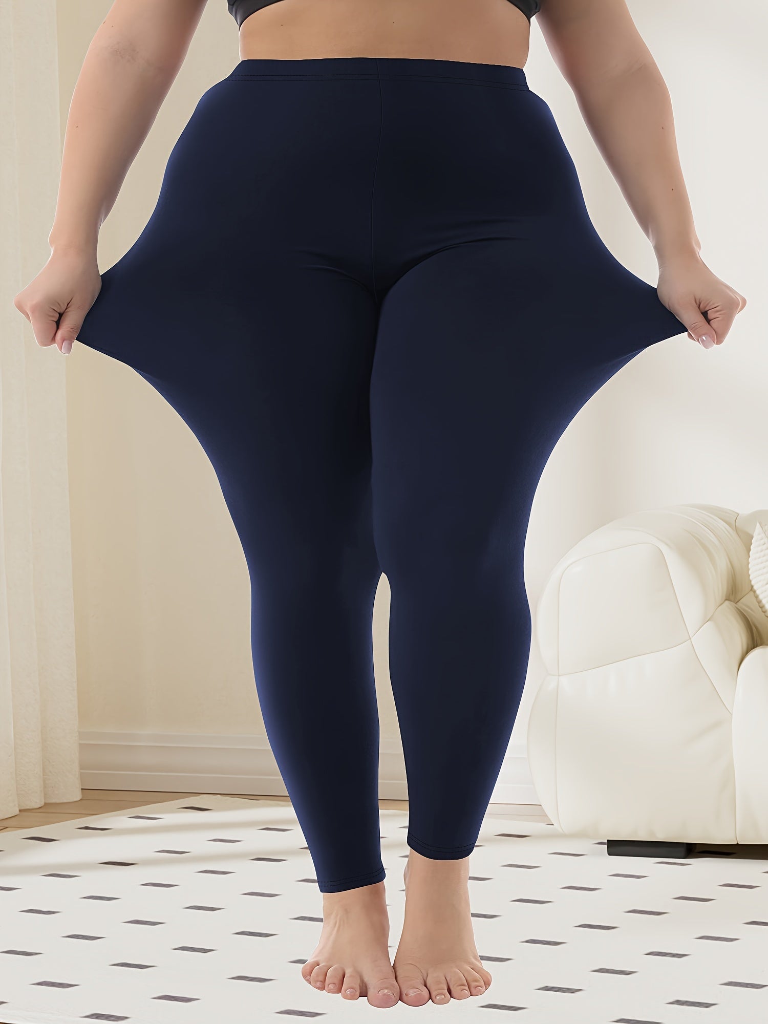 Plus Size Leggings for Women High Waist Stretchy Soft Comfortable