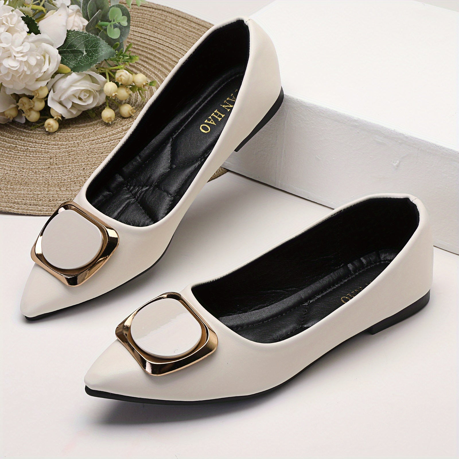 Elegant Sequined Ballet Wedding Shoes for Women