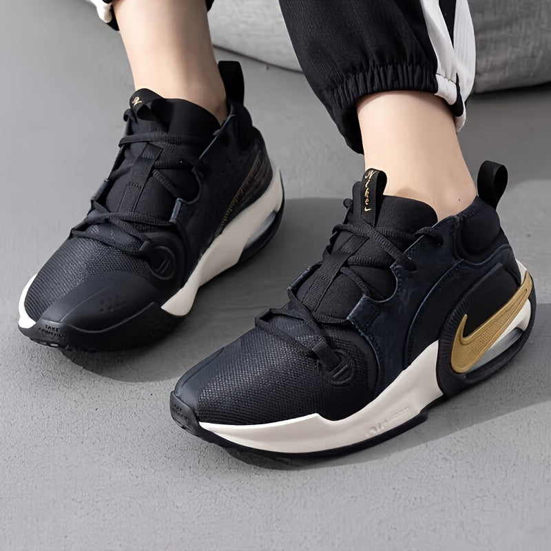 NIKE Women's Lightweight Breathable Air ZM Crossover 2 KC Basketball Shoes - Low-Top Sneakers with Golden Accents