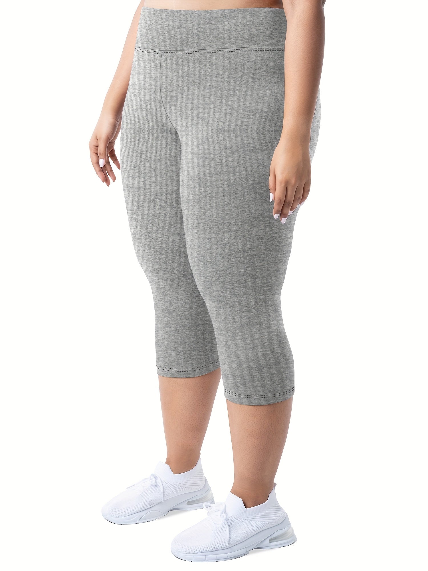 Plus Size High-Waisted 7/8 Leggings