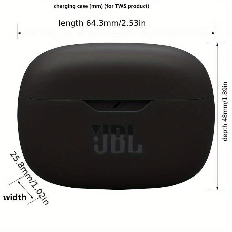 For JBL WAVE BEAM 2 Active Noise Cancellation Wireless Earbuds - Touch Control, Rechargeable Lithium Battery