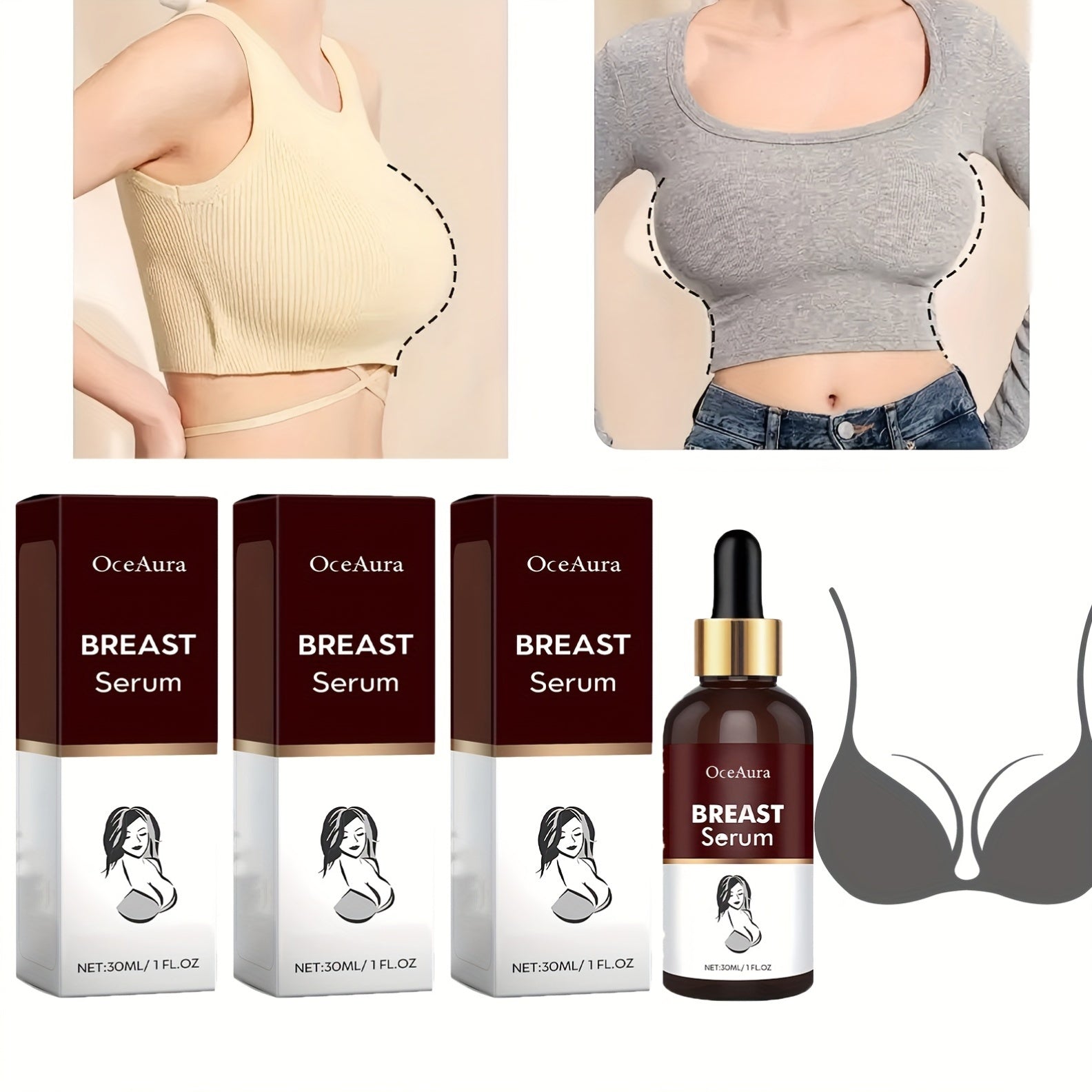 Breast Full Cream Moisturizes, Tightens, Improves Elasticity, Smooths Skin