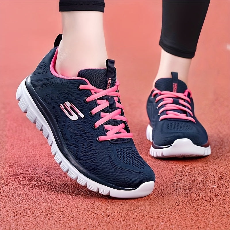 Skechers Women's Breathable Lightweight Sneakers - Arch Support & Stability Walking Shoes with Cushioned Insole