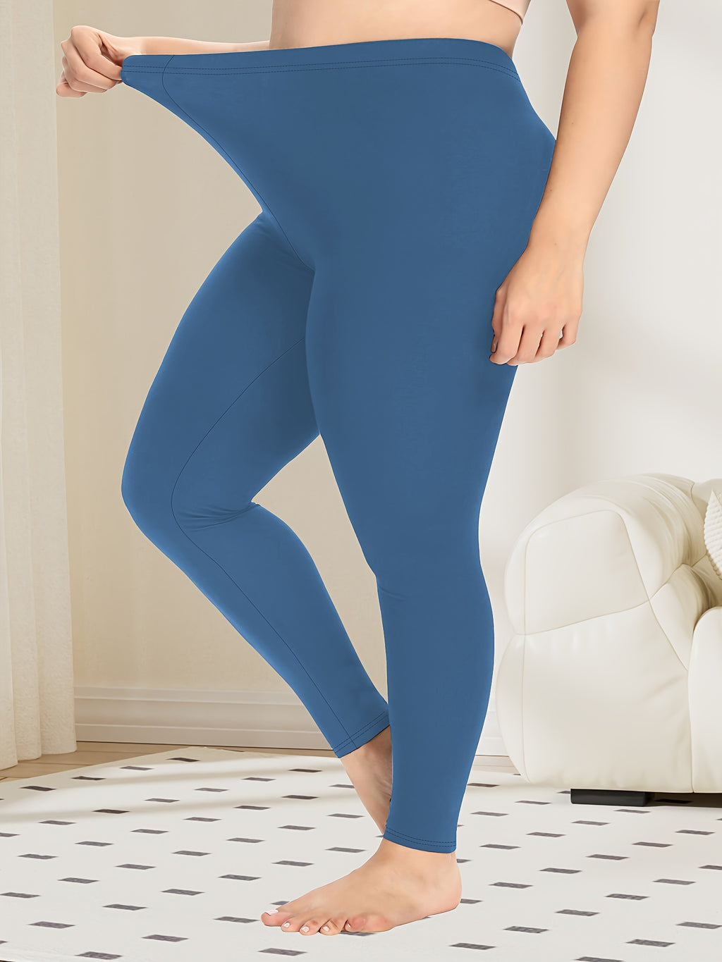 Plus Size Leggings for Women High Waist Stretchy Soft Comfortable