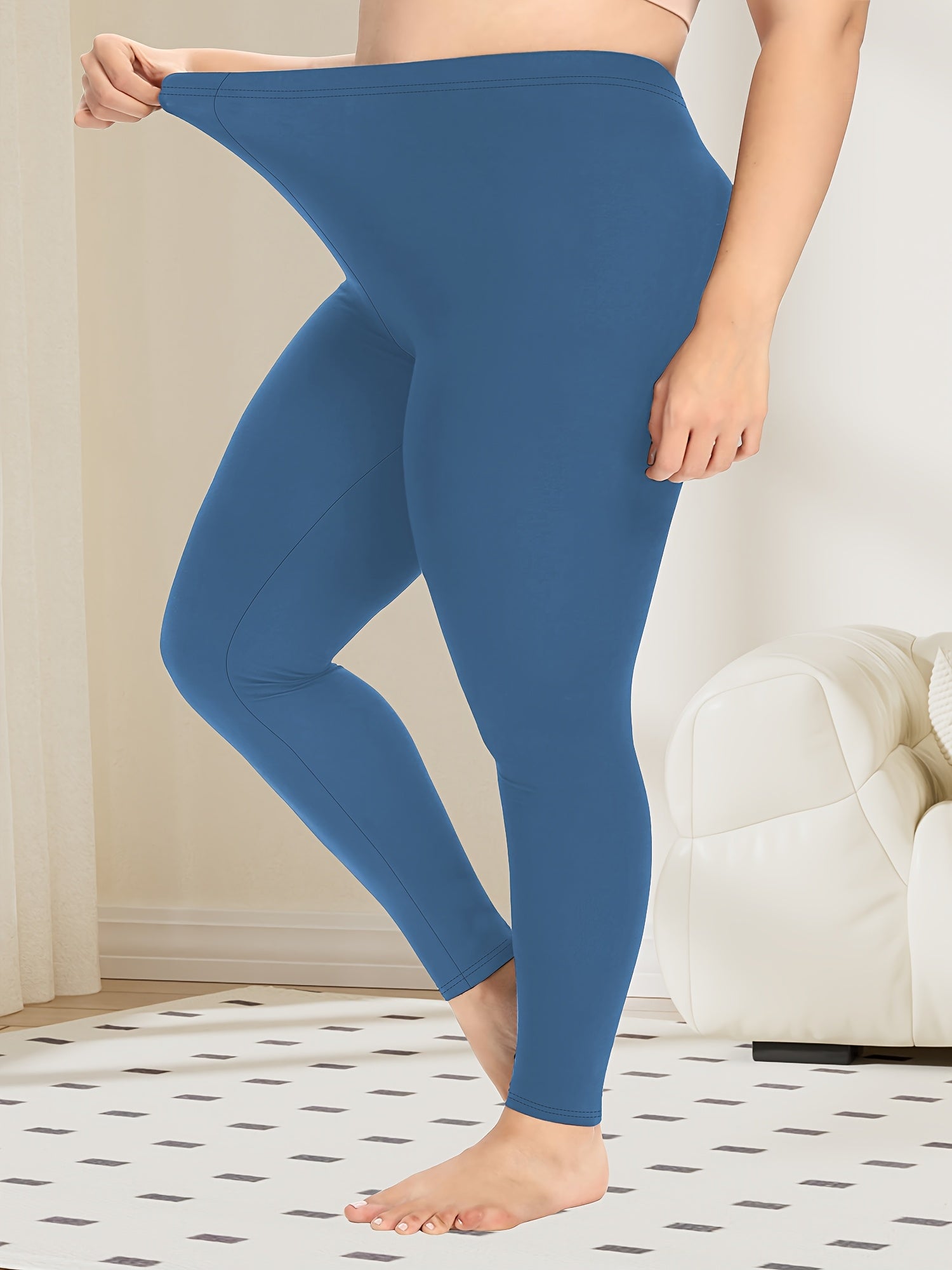 Plus Size Leggings for Women High Waist Stretchy Soft Comfortable