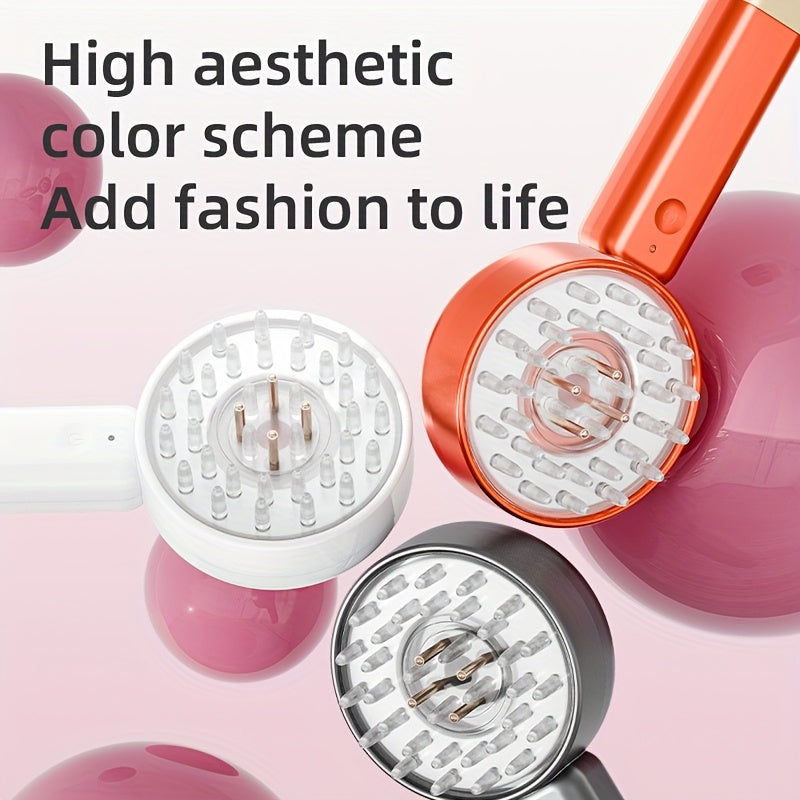 2-In-1 Scalp Massager, an Electric Massage Comb with a Hair Oil Dispenser