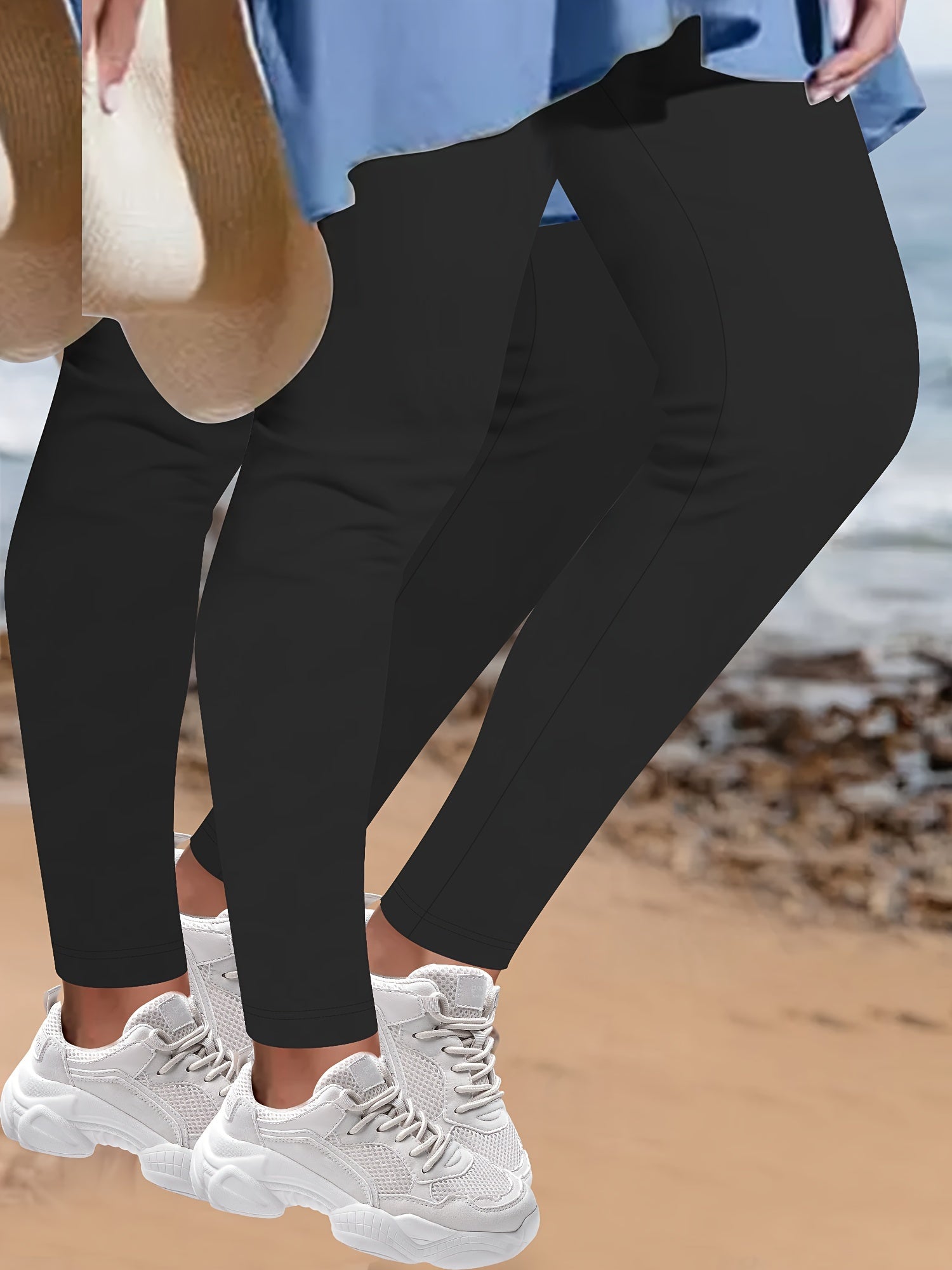 2pcs Elegant Leopard Print Skinny Leggings