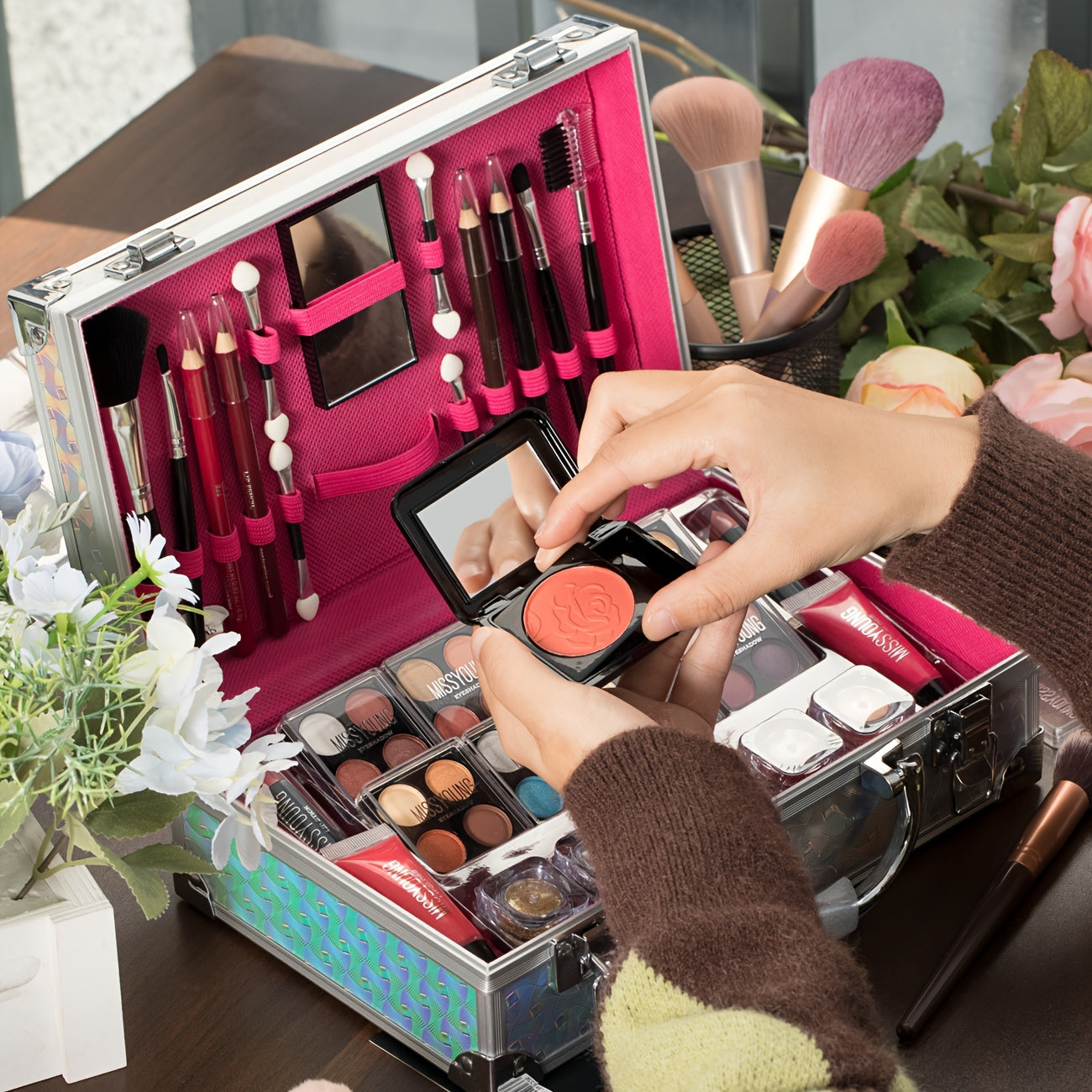 Portable All-in-One Makeup Set