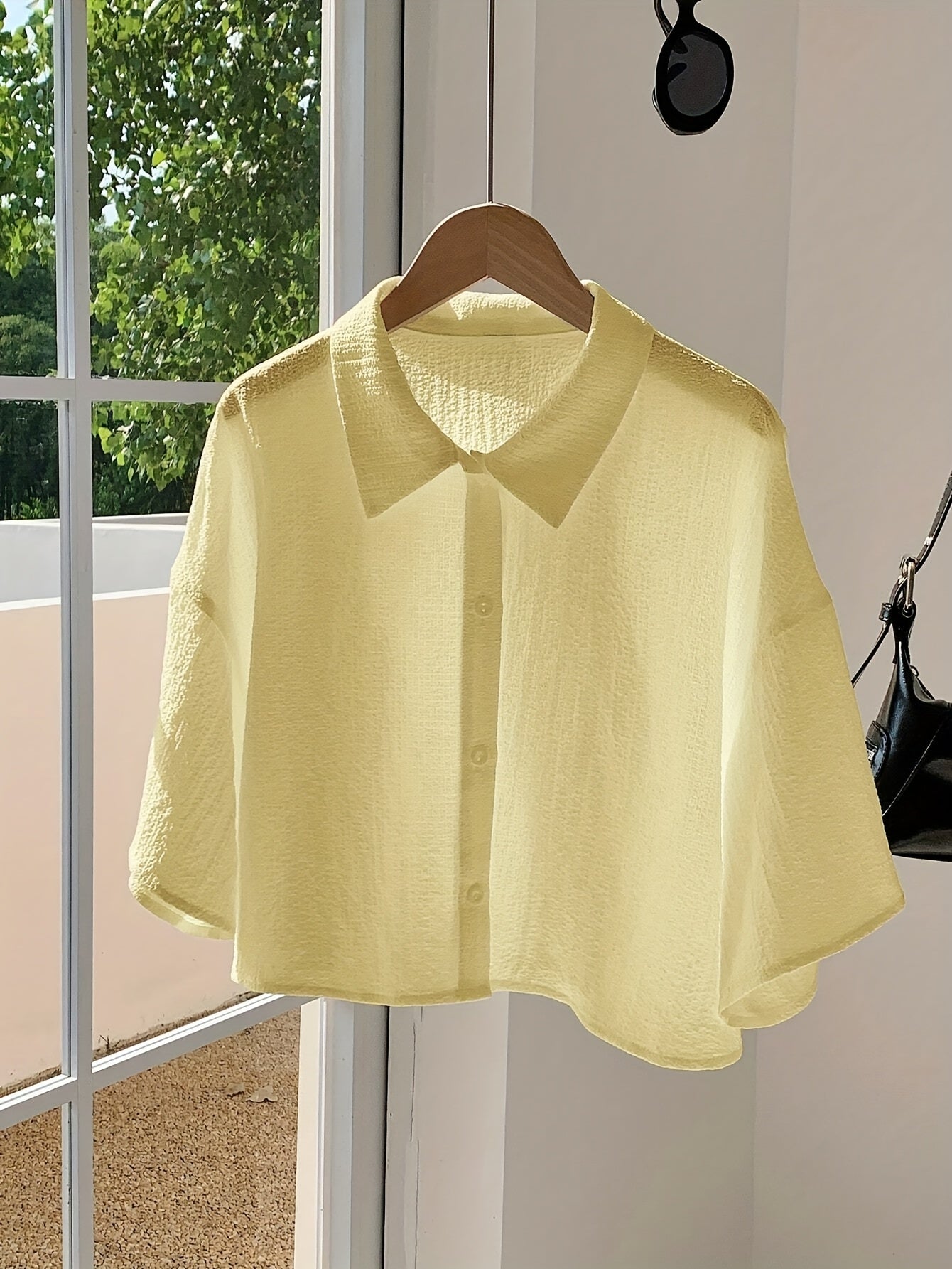 Women's Elegant Short Sleeve Blouse