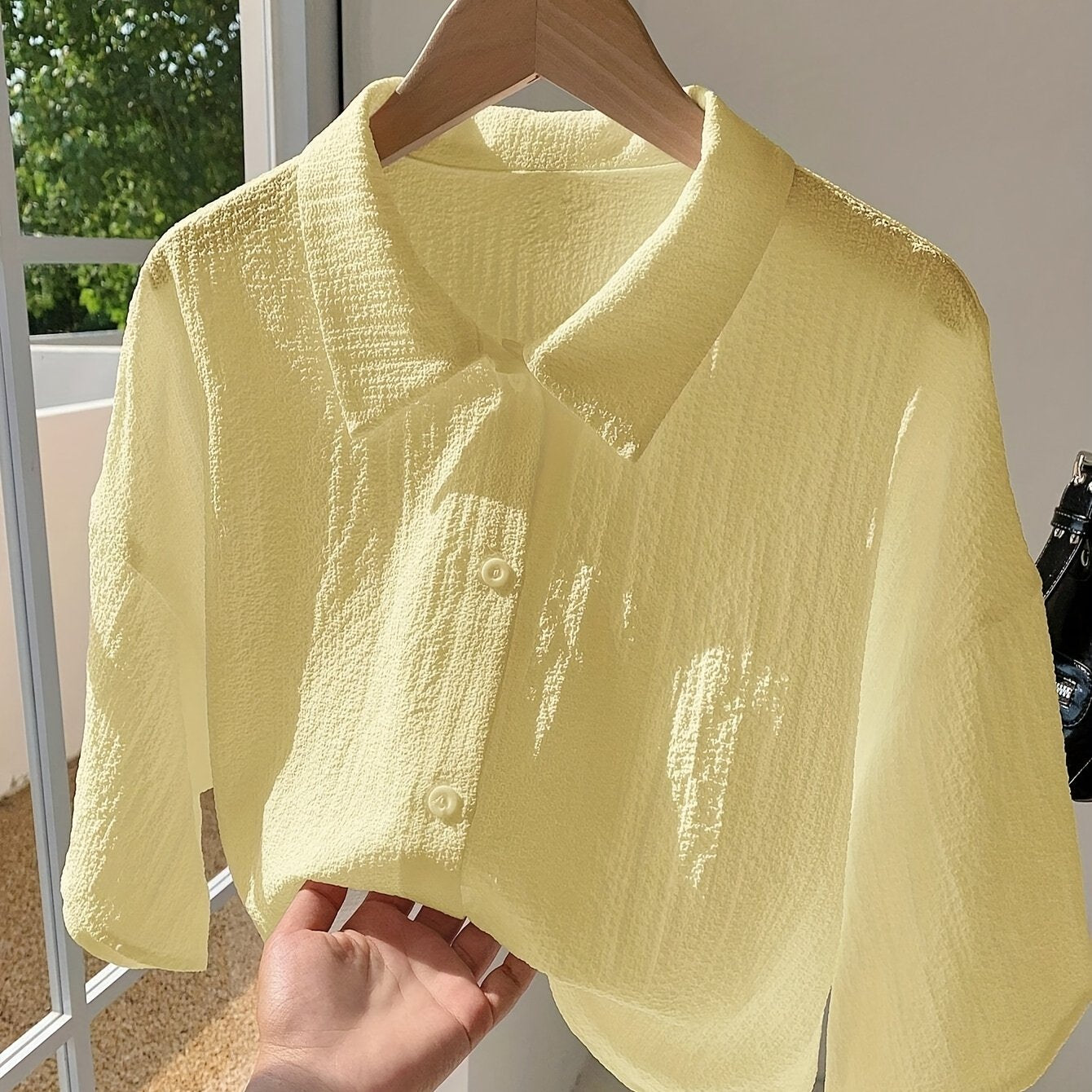 Women's Elegant Short Sleeve Blouse