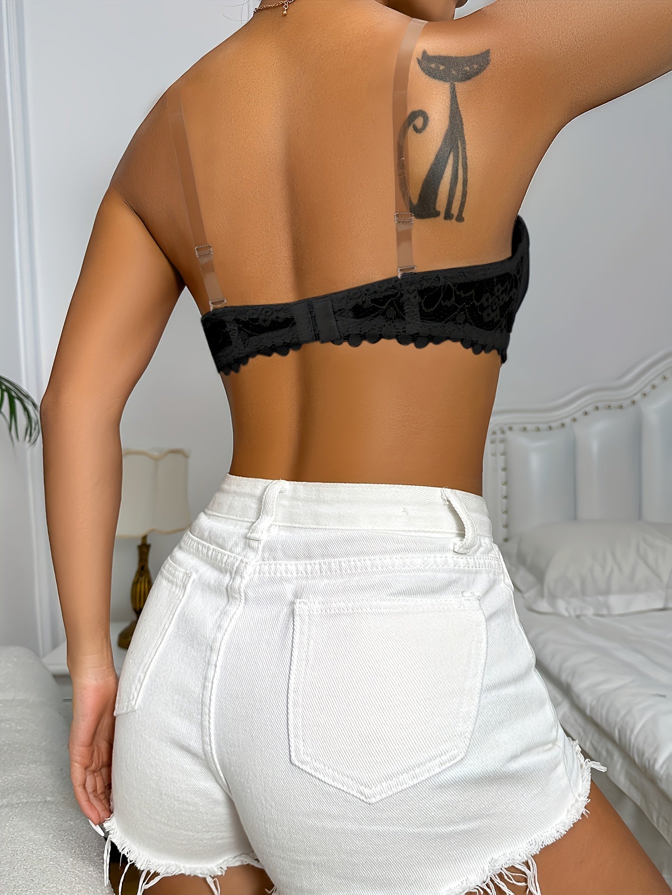 Sexy Comfortable Solid Lace Underwire Push Up Bra - Enhances Bust, Lifts and Separates, Adjustable Straps, Women's Lingerie & Underwear for Everyday Wear