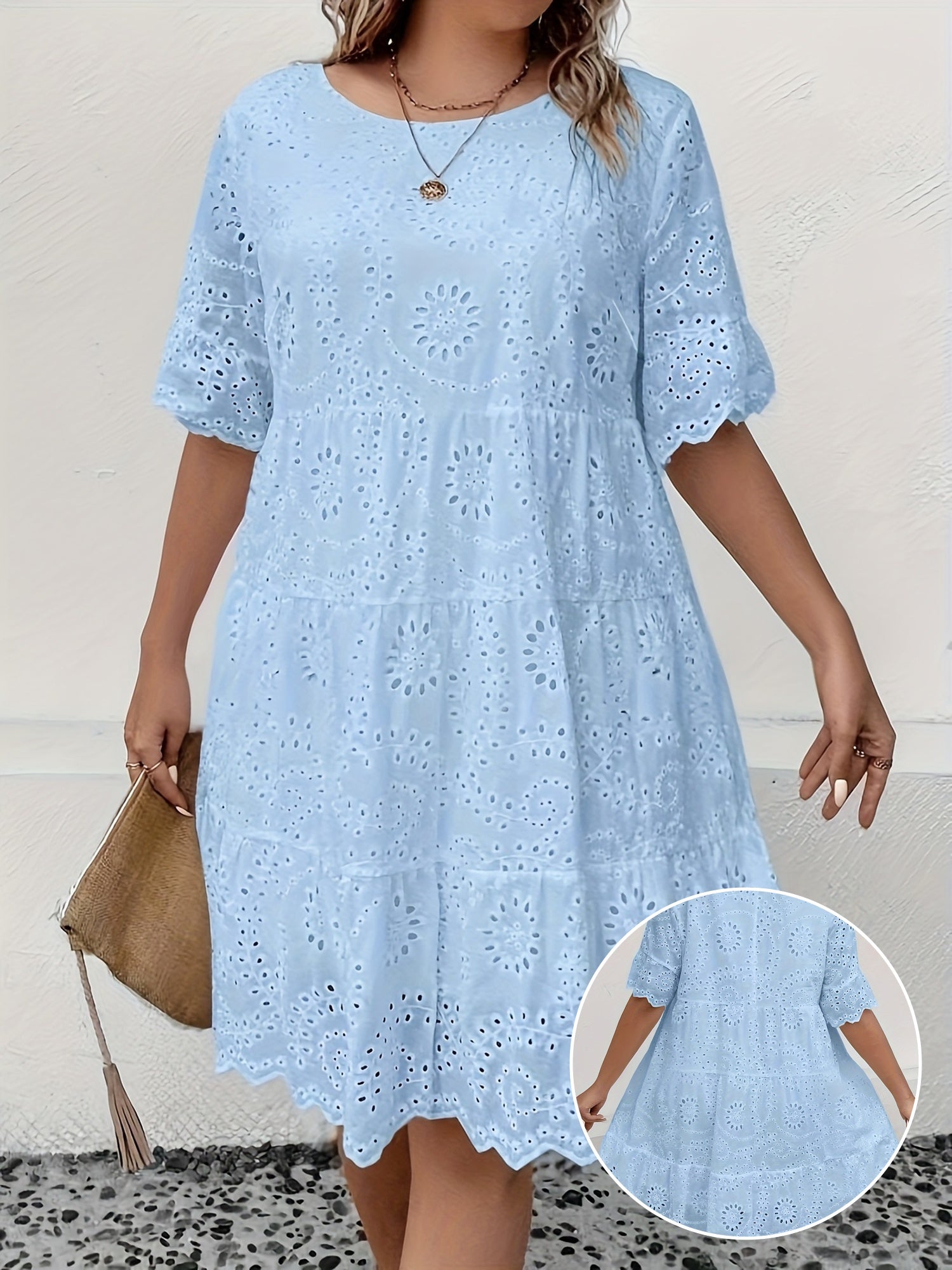 Loose Fit Round Neck Short Sleeve, Breathable
