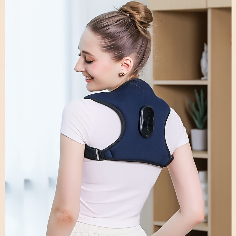 Multifunctional Back and Shoulder Massager with Vibration and Heating