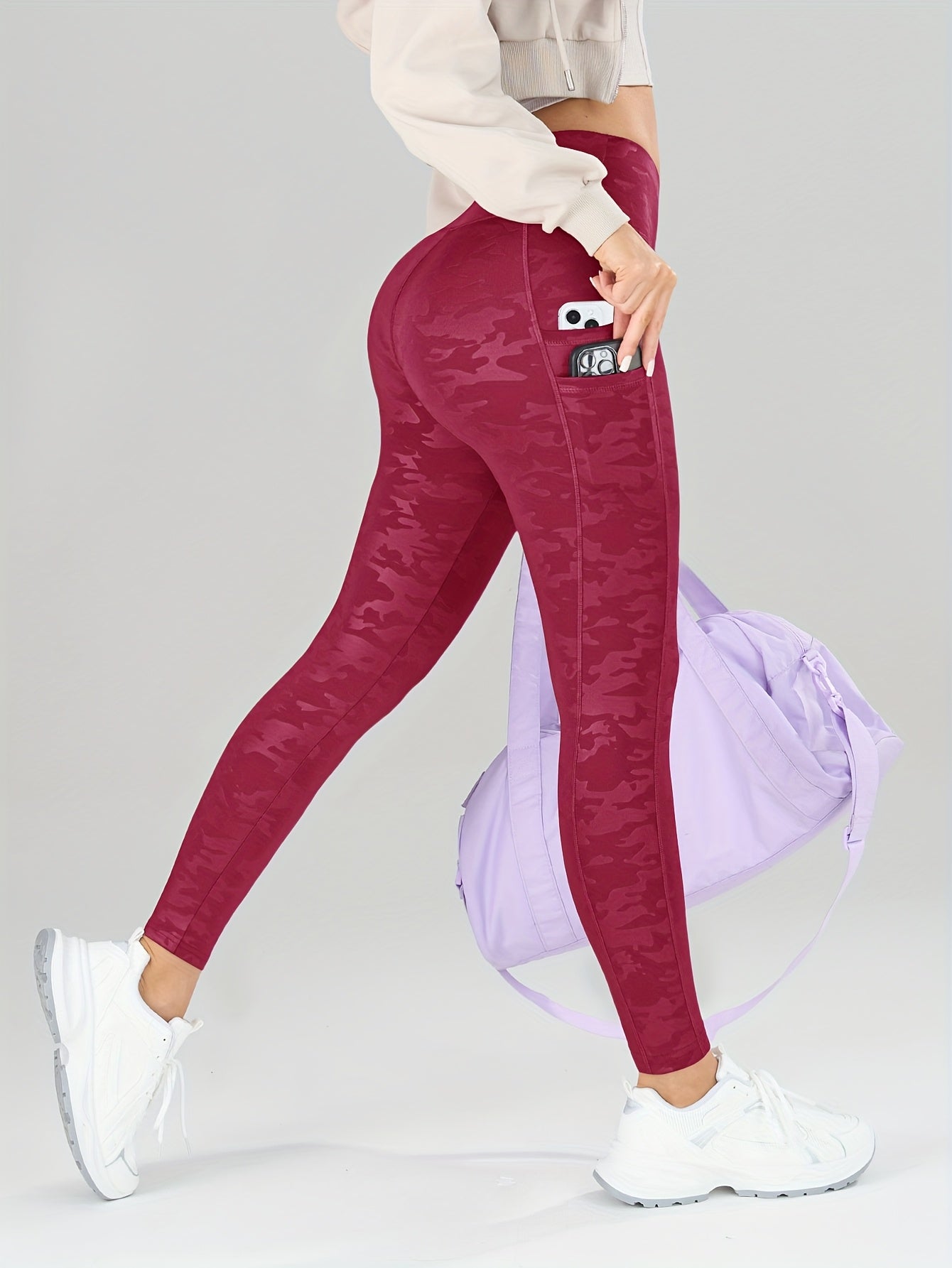 5D Anti-Scratch Print Yoga Pants, Breathable High-Waisted Butt-Lifting Stretch Leggings