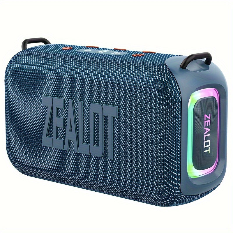 ZEALOT S85 Wireless Speakers, Outdoor Portable Subwoofer Speaker, Hifi Sound quality, RGB light, Dual Pairing