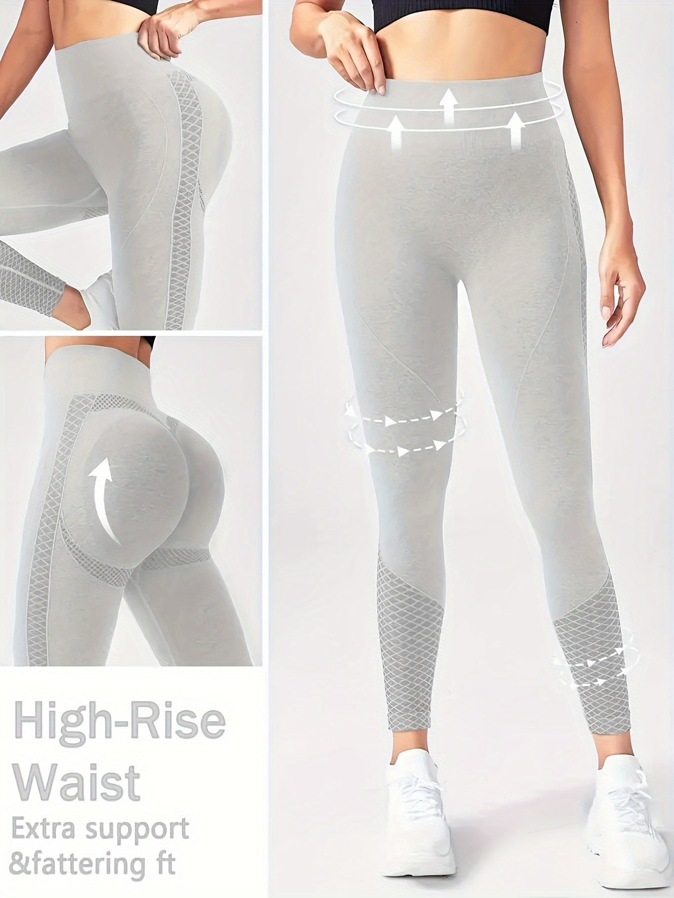 Super Comfortable High-waisted Compression Sports Tights