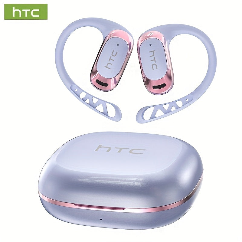 HTC NE28 Open-Source OWS Translation Earbuds with 6.0 Low Latency, Wireless, USB Charging, Battery