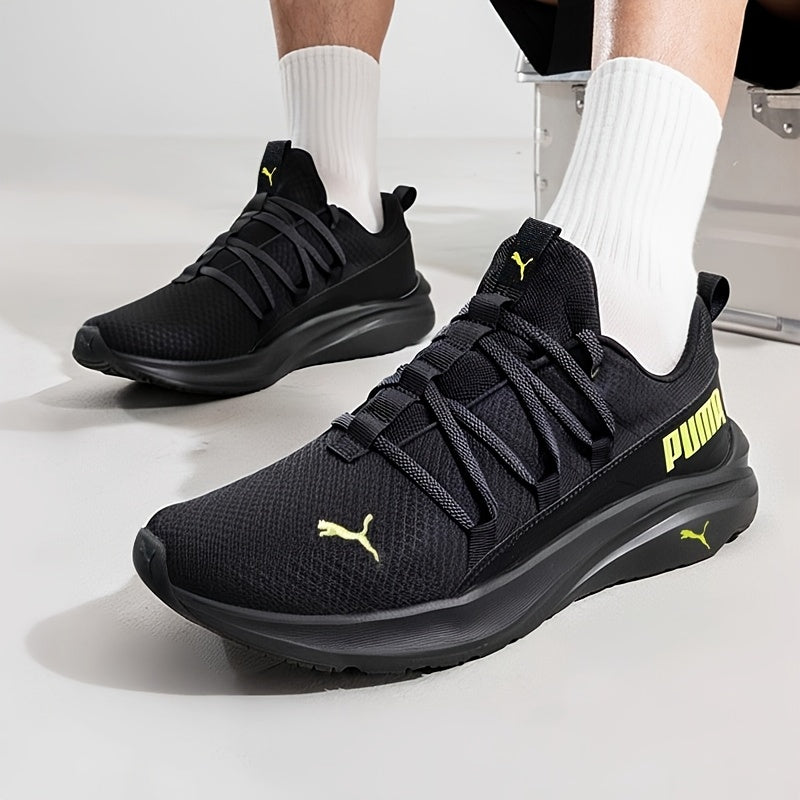 PUMA Men's & Women's Breathable Lightweight Walking Shoes - Black Mesh & Synthetic Upper, Cushioned EVA Insole