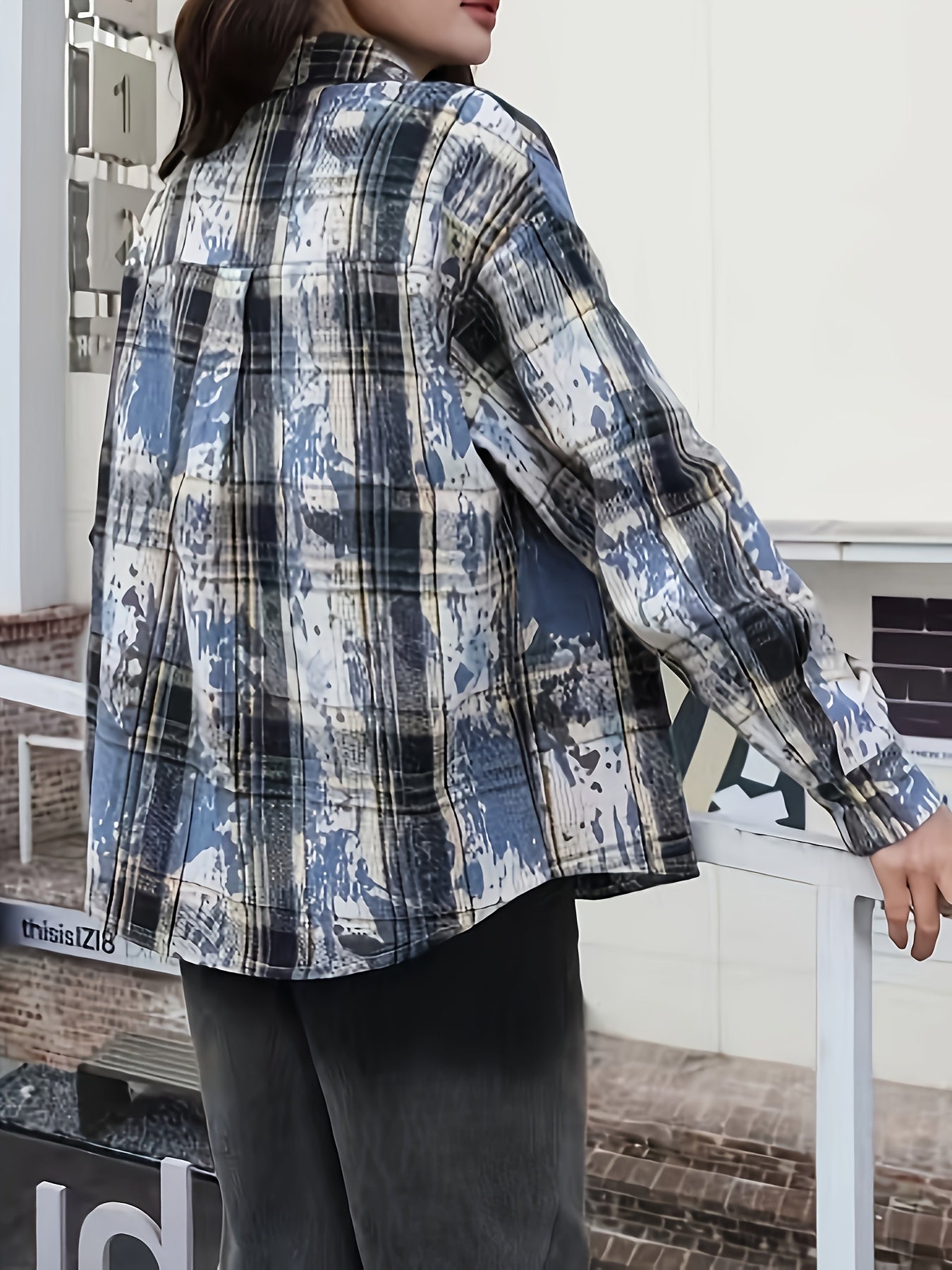 Men's & Women's Vintage American Retro Asymmetrical hem Shirt