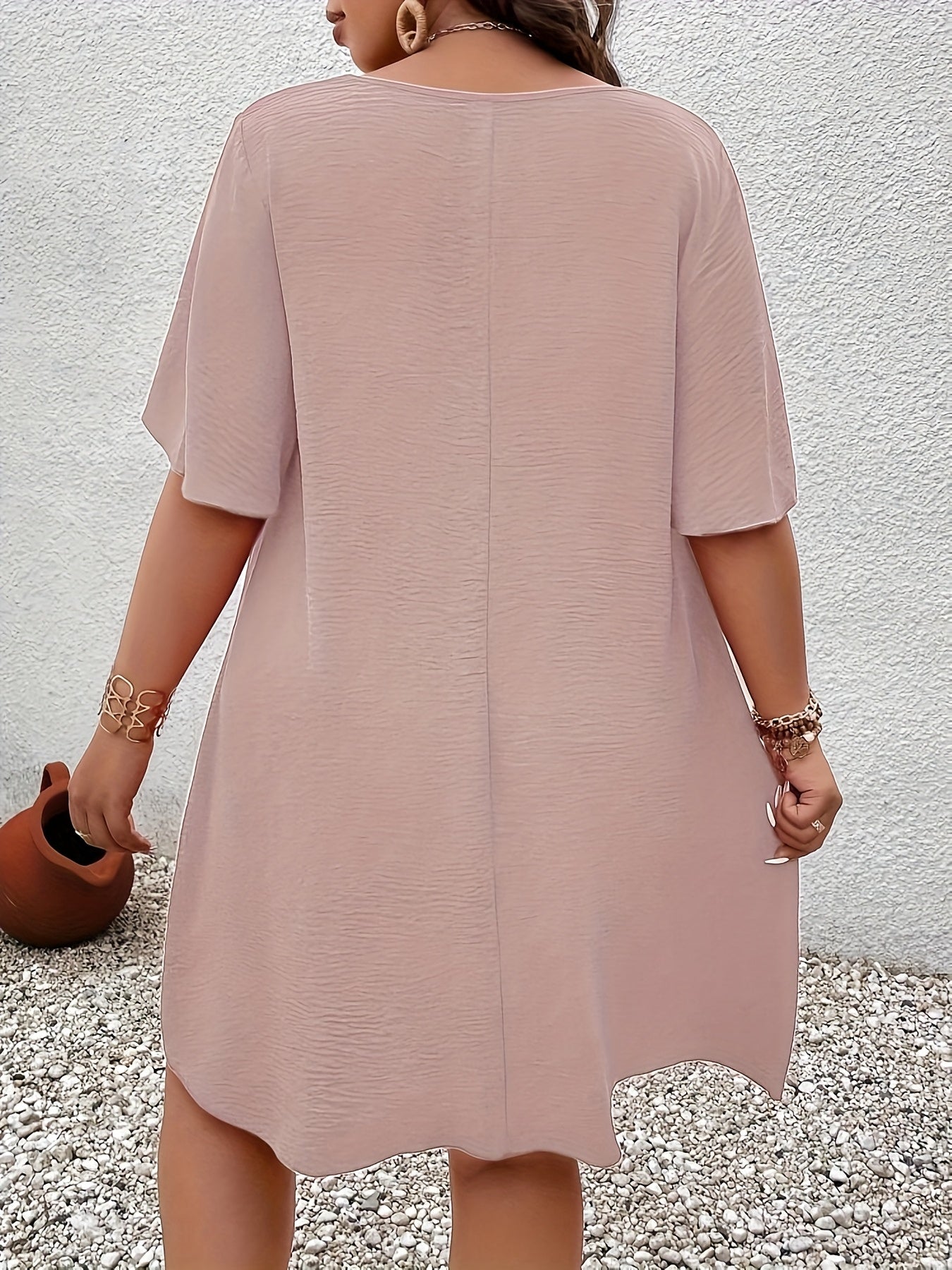 Elegant Square Neck Dress for Women